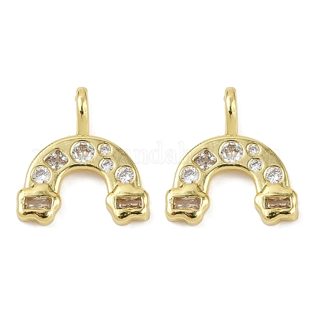 Латунные микро проложить кубического циркония подвески KK-L231-04G-01-1
