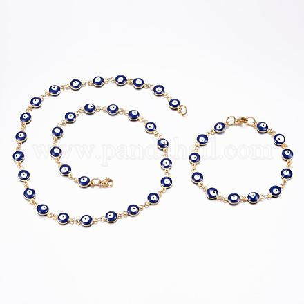 Комплекты украшений из нержавеющей стали 304 SJEW-H086-03G-1