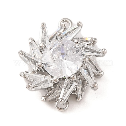 Латунные подвески из прозрачного кубического циркония KK-S389-40P-1