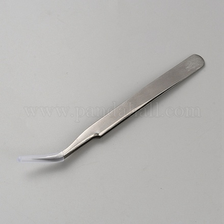 Некорневой пинцет из нержавеющей стали 201 с изогнутыми концами TOOL-WH20006-02B-1