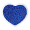 12/0 Transparent Glass Seed Beads, Grade A, Silver Lined Round Hole, Round, Midnight Blue, 2x1.5mm, Hole: 0.3mm, about 11200pcs/bag