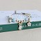 Cute Cartoon Alloy Enamel Multi-strand Charm Bracelets, Adjustable Wax Cord Handmade Porcelain Beads Jewlery for Girls, Rabbit, 5-7/8 inch(15cm)