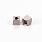 Non-Tarnish 303 Stainless Steel Beads, Cube, Stainless Steel Color, 6x6x6mm, Hole: 3mm