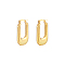 Real 18K Gold Plated, 32x20.5mm