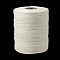 Korean Wax Polyester Cord, White, 1x0.4mm, about 546.8 yards(500m)/roll
