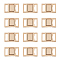 Alloy Bikini Clips, Bra Clasp Replacement Part, Lingerie Snap Closure, Light Gold, 14x21x2.5mm, 12pcs/box