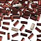 Preciosa® MAXIMA Crystal Fancy Stones, Czech Crystal, 435 26 212 Baguette, Dura Foiling, 90100 Burgundy, 4x2mm