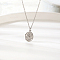 Elegant Stainless Steel Rose Pendant for Women's Daily Wear
