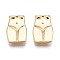 Brass Pendants, Nickel Free, Goddess, Golden, 16x11x3mm, Hole: 1mm