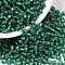 8/0 Glass Seed Beads, Silver Lined Round Hole, Round, Medium Aquamarine, 3mm, Hole: 1mm, about 10000 beads/pound