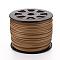 Suede Cords, Faux Suede Lace, with Imitation Leather, Camel, 3x1mm