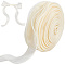 Polyester Organza Ribbons, Champagne Yellow, 1-5/8 inch(40mm), about 50 Yards/Skein