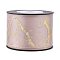 Polyester Satin Ribbon, with Golden Hot Stamping, Pink, 1-1/2 inch(38mm), about 10yards/roll(9.14m/roll)