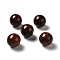 Natural Mahogany Obsidian Beads, No Hole/Undrilled, Round, 25~25.5mm