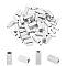 304 Stainless Steel Beads, Cuboid, Stainless Steel Color, 10x4x4mm, Hole: 2mm, 60pcs/box