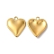 Ion Plating(IP) 304 Stainless Steel Pendants, Heart Charm, Rainbow Color, 23x20x3mm, Hole: 2.5mm