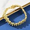 Brass Bracelets for Women, Cone, Long-Lasting Plated, Cadmium Free & Lead Free, Rack Plating, Real 18K Gold Plated, 3/4 inch(1.9cm)