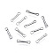 Tarnish Resistant 304 Stainless Steel Link Connectors, Stainless Steel Color, 10x2x1mm, Hole: 1.2mm