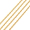 Iron Textured Cable Chains, Unwelded, with Spool, Lead Free, Oval, Golden, 5x3.5x1mm