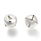 Iron Bell Charms, Silver Color Plated, 10x10x10mm, Hole: 1x3mm
