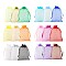 90Pcs 18 Style Organza Bags Jewellery Storage Pouches Wedding Favor Party Mesh Drawstring Gift, Mixed Color, 15x10cm, 5pcs/style