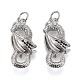 Латунные микропаве из черного кубического циркония KK-F821-39P-1