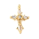 Латунные микро проложить кубического циркония подвески KK-U056-33G-1