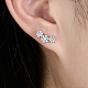 Серьги-гвоздики с кубическим цирконием HO3572-4-2