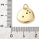 Латунные микро проложить кубического циркония подвески KK-P308-56G-3