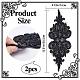 Аппликация из бисера с цветочным узором DIY-WH0297-44B-2