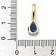 Латунные микро проложить кубического циркония подвески KK-U050-05G-01-4