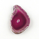 Окрашенные смешанная форма естественный агата Gemstone большие подвески G-R300-08-2