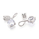 Латунные микро проложить кубического циркония подвески KK-T074-72P-01-2