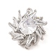 Латунные подвески из прозрачного кубического циркония KK-S389-40P-1