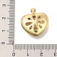Латунные микро проложить кубического циркония подвески KK-R002-17G-3