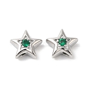 Латунь с кубическим цирконием бусины бусины KK-K333-29P-01