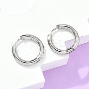 Серьги-кольца Huggie Hoop из нержавеющей стали 304 EJEW-F111-20mm-P