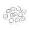 Tarnish Resistant 304 Stainless Steel Jump Rings, Open Jump Rings, Stainless Steel Color, 10x1.4mm, Inner Diameter: 7mm