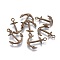 Alloy Pendants, Anchor, Cadmium Free & Nickel Free & Lead Free, Antique Bronze, 32x24.5x2mm, Hole: 3mm
