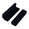 Velvet Jewelry Necklace Box, Necklace Gift Case, Rectangle, Midnight Blue, 22x5.5x3cm