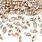Preciosa® MAXIMA Crystal Fancy Stones, Czech Crystal, 435 14 615 Navette(Horse Eye), Dura Foiling, 00030 235 Honey, 8x4mm