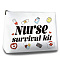 Nurse Printed PU Leather Makeup Bags, Clutch Bags, Word, 18x25x8cm