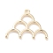 Brass Pendants, Cadmium Free & Nickel Free & Lead Free, Isosceles Triangle Charms, Real 18K Gold Plated, 14.5x19x2mm, Hole: 1mm
