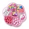 Children's Day Theme Maple Wood Jewelry Set DIY Making Kits, Mixed Shapes, 22~24x16.5~24x5mm, Hole: 2mm