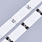 Clothing Size Labels(52), Garment Accessories, Size Tags, White, 12.5mm, about 10000pcs/bag
