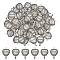 60Pcs Alloy Pendants, Hot Air Balloon Charm, Antique Silver, 24x16.5x1.3mm, Hole: 1.6mm