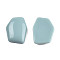 Opaque Acrylic Cabochons, Irregular Hexagon, Aqua, 25.5x19.5x5.5mm, about 253pcs/500g
