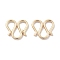 Brass Tail Chain Link, Cadmium Free & Nickel Free & Lead Free, Real 18K Gold Plated, 9.5x10x1mm