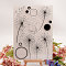 Silicone Stamps, for DIY Scrapbooking, Photo Album Decorative, Cards Making, Stamp Sheets, Dandelion Pattern, 21x15x0.2cm