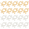 UNICRAFTALE 20 Sets 304 Stainless Steel Toggle Clasps Golden & Stainless Steel Color Bar and Ring Clasps OT End Clasps Connectors for Bracelet Necklace Jewelry Components Making